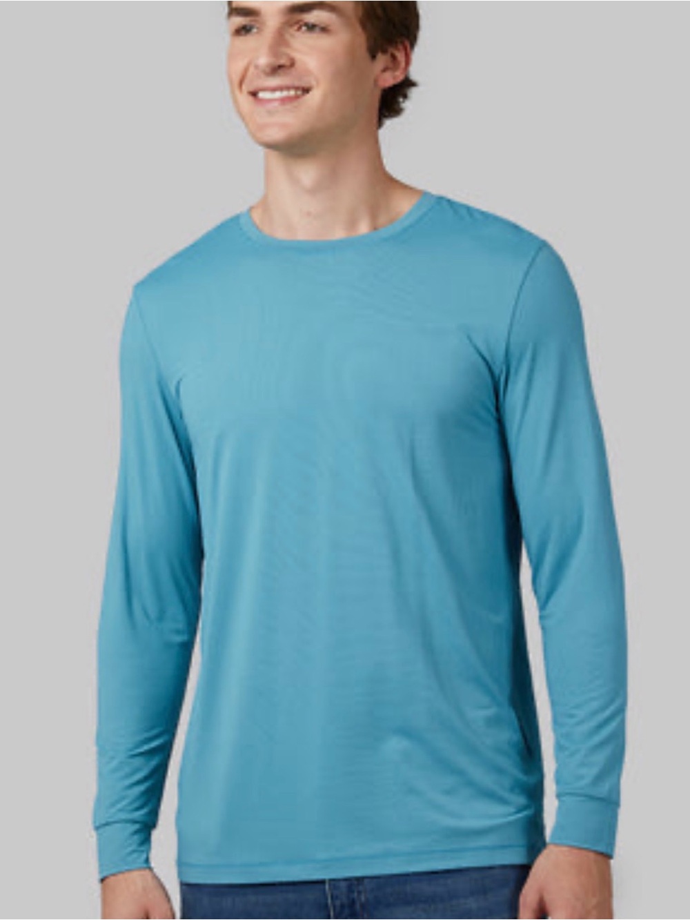 32 Degrees Air Mesh Long Sleeve T-shirt Blue Large NWT IN PACKAGE